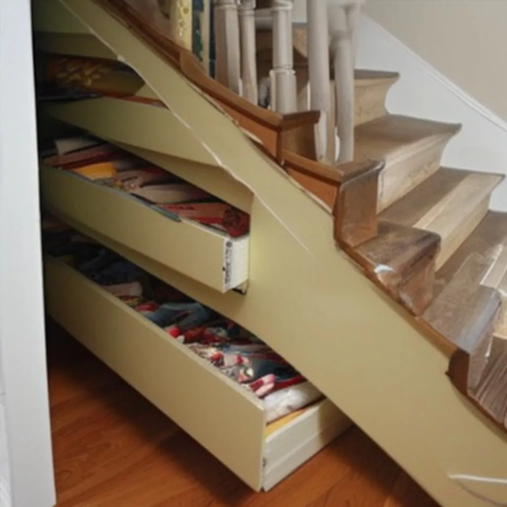 Jak zrobić szuflady pod schodami